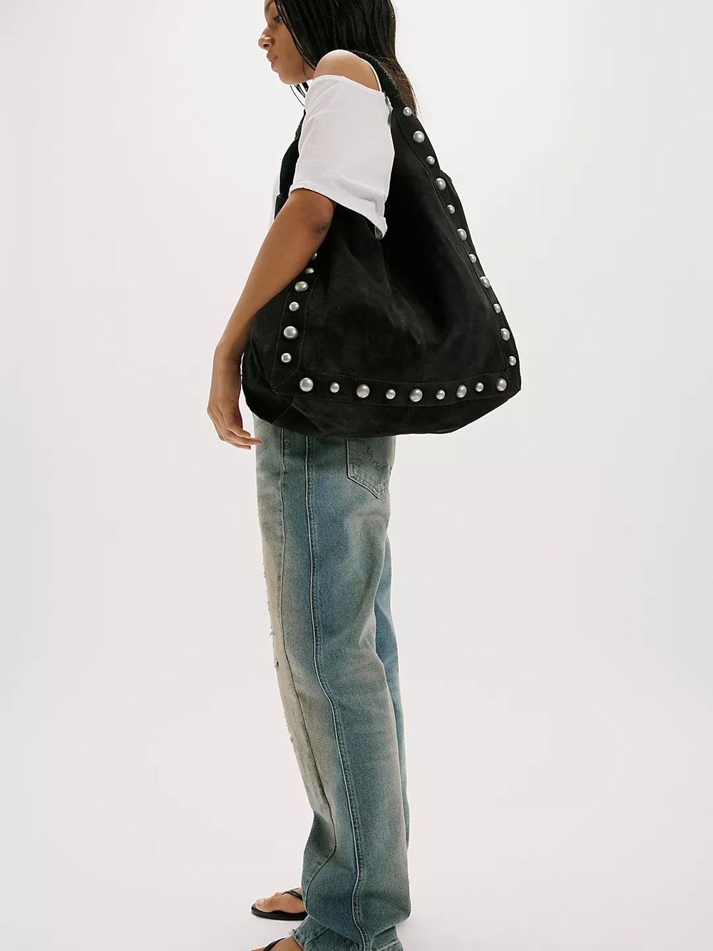Free People See You Soon Studded Tote - Bitter Bark - Brown - Picture 8 of 12